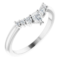 Natural Diamond Wedding Anniversary Band 0.75 Carats Women Jewelry