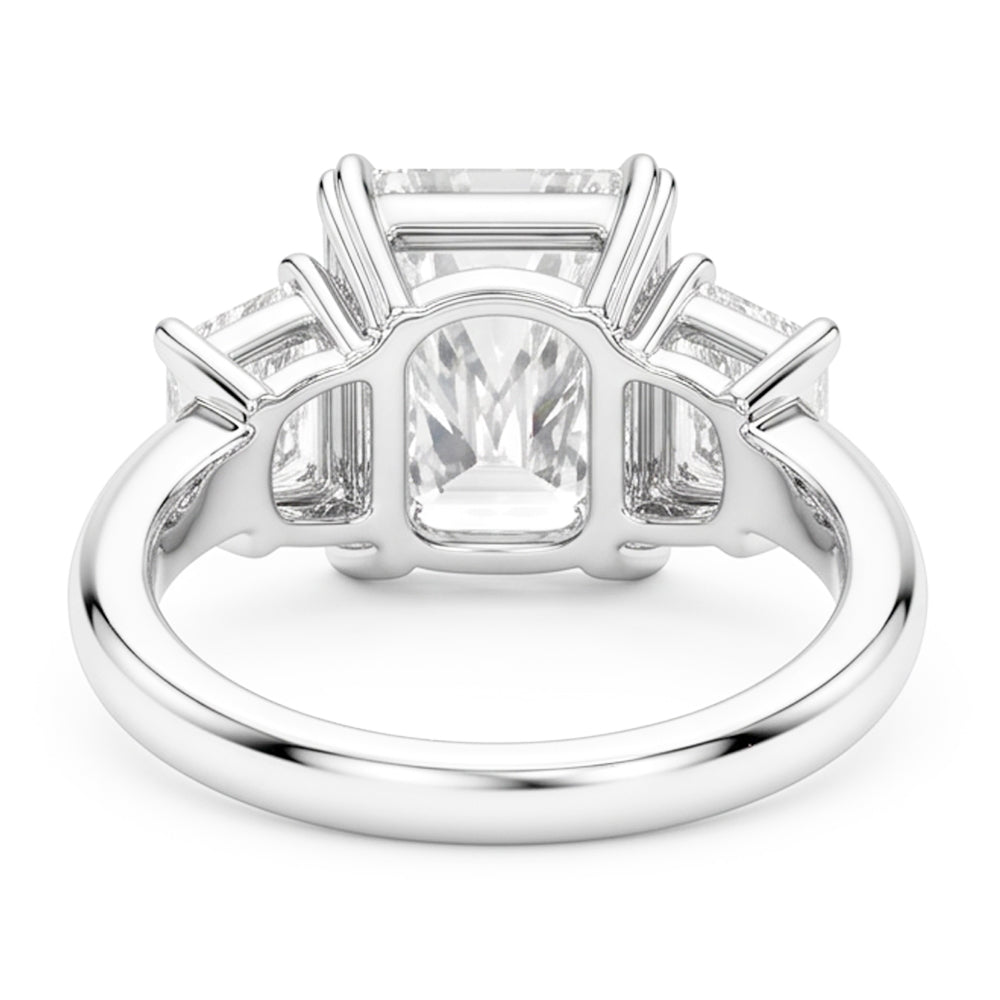 New 10 Carat Genuine Radiant Natural Earth Mined Diamond ( Not Lab Grown ) Ring