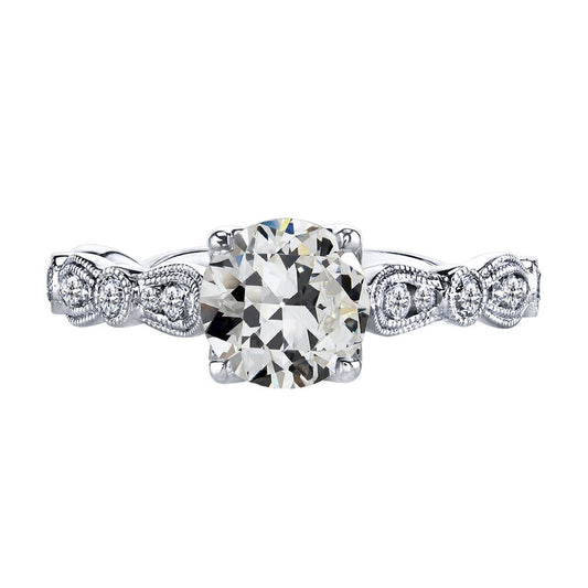Real Fine Diamond Bridal Ring 2.50 ct 14K White Gold – main view