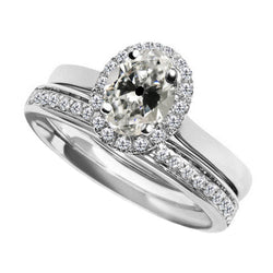 Luxury Brilliant Diamond Bridal Ring 2.50 ct – 14 Karat White