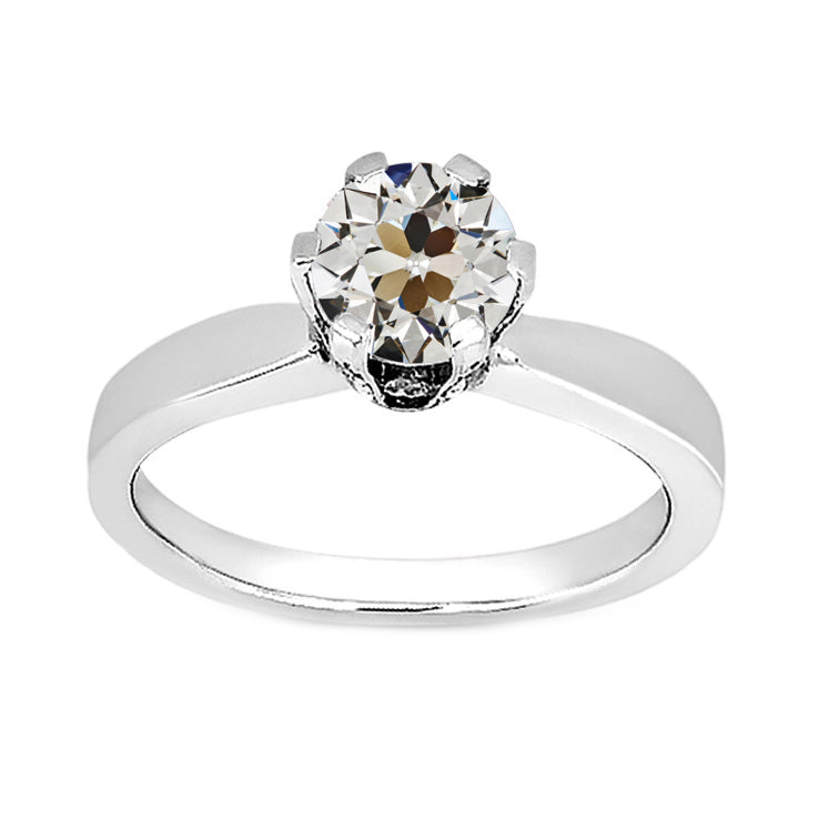 Genuine Diamond Solitaire Ring – main view