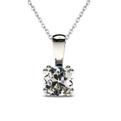 Authentic Diamond Pendant 1 ct – 14 Karat White Gold