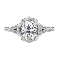 Refined Halo Ring – Diamond 2 ct – HarryChadEnt