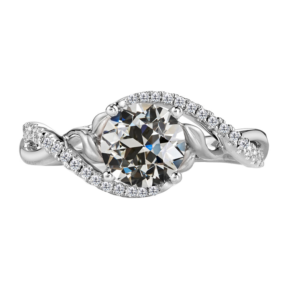Handcrafted Accent Solitaire Ring 2 ct – main view