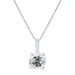 Luxury Diamond Pendant – 3 ct 14 Karat White Gold