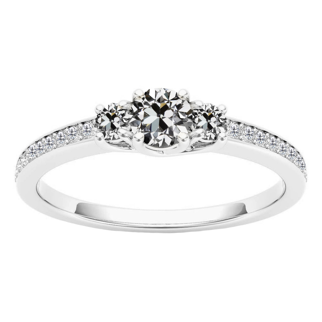 Proposal Ring 14K White Gold with Brilliant Diamond – main view