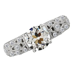 Authentic Diamond Anniversary Ring 2 ct – 14K White Gold