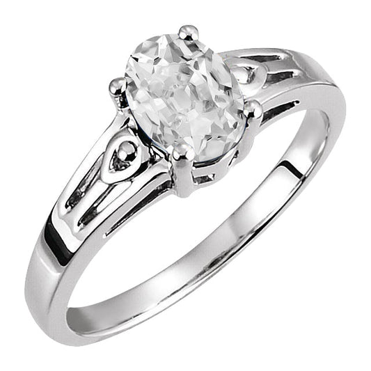 Designer Brilliant Diamond Solitaire Ring 4 ct – main view