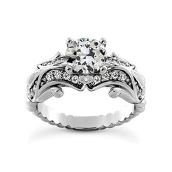 Old Miner Real Natural Earth Mined Diamond Fancy Ring Antique Style 14K Gold 4.50 Carats