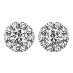 Brilliant Diamond Earrings 5.50 ct – 14 Karat White Gold