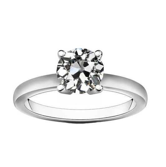 Luxury Brilliant Diamond Solitaire Engagement Ring 2 ct – main view