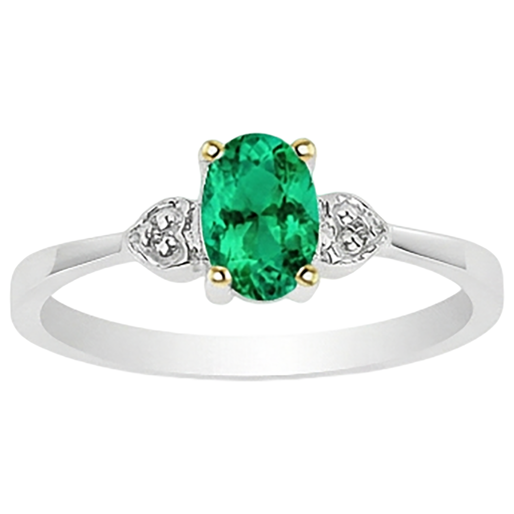 Sophisticated Colored Stone Ring 2 ct – side view
