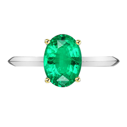 Fine Emerald Precious Stone Ring – GIA-Certified 3.50 ct
