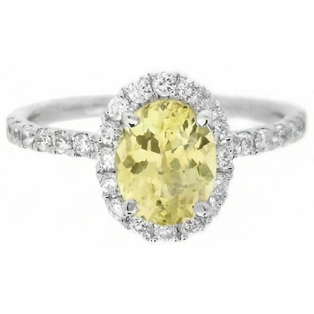natural round sapphire 5ct ring side angle