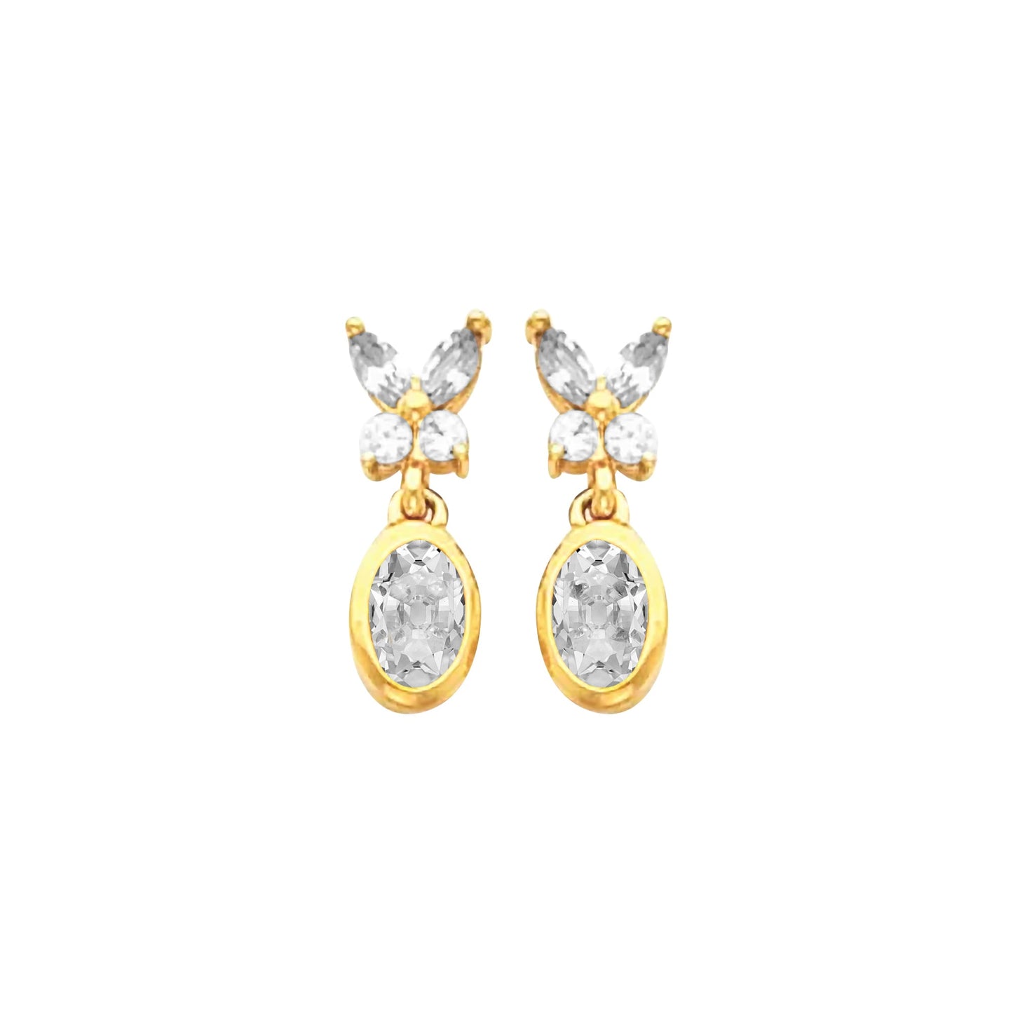 High-End Diamond Drop Earrings 3 ct – main view