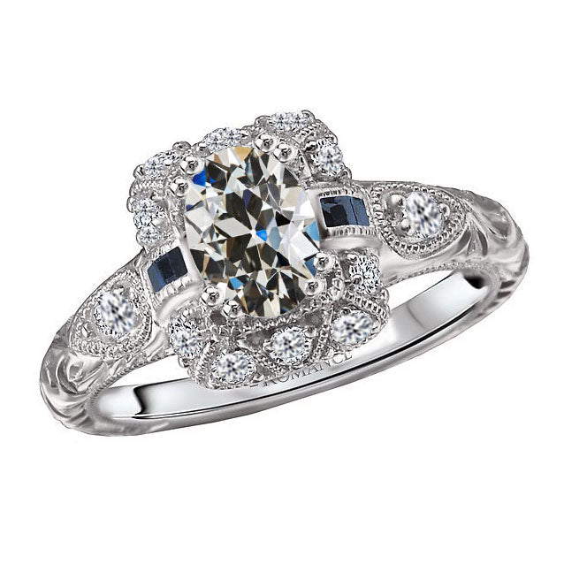 Artisan Brilliant Diamond Halo Ring 3 ct – main view