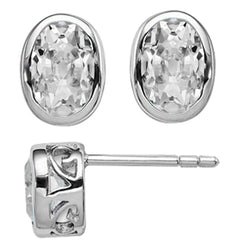 Luxury Brilliant Diamond Earrings – 5.50 ct 14K White Gold