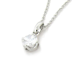 Oval Shaped Solitaire Real Natural Earth Mined Diamond Pendant Necklace 1.25 Ct. White Gold 14K