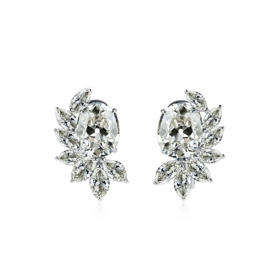 Diamond Stud Earrings 1.50-ct 14 Karat White Gold – main view