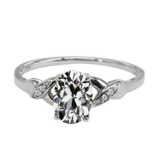 Proposal Ring 14K White Gold with Fine Diamond – main view
