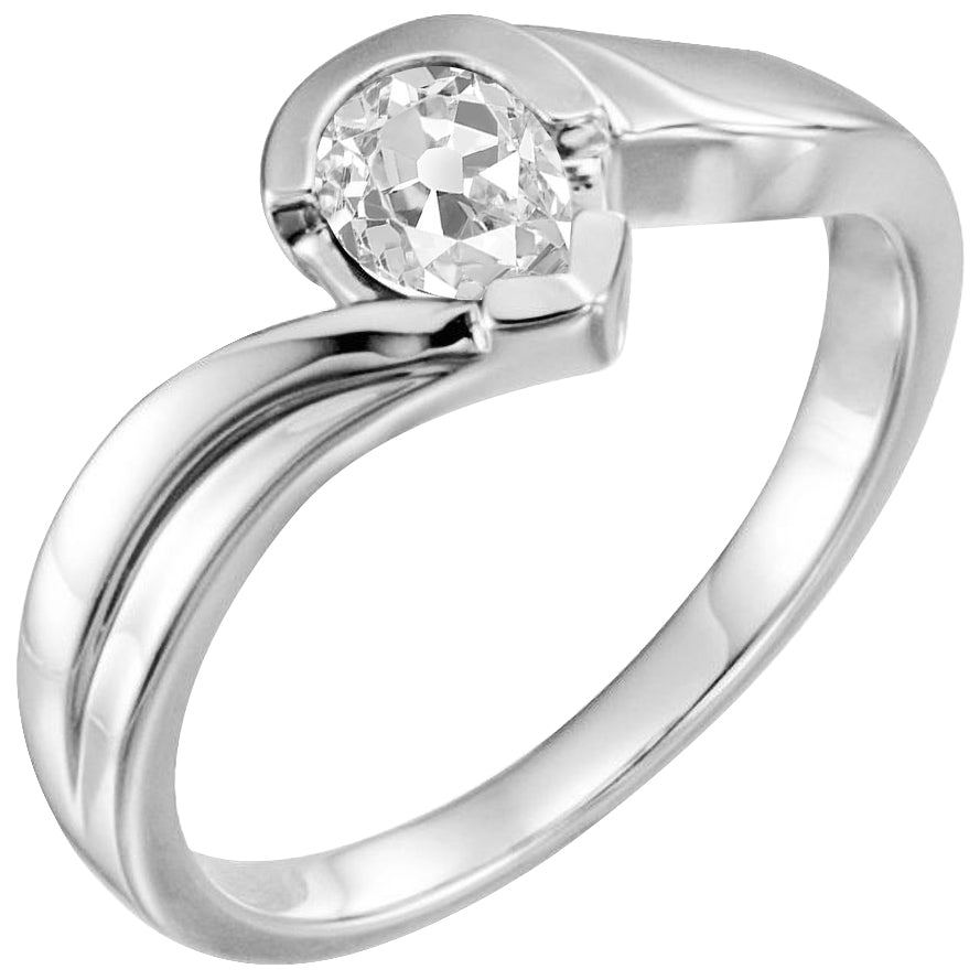 Bespoke Solitaire Ring 2 ct – main view