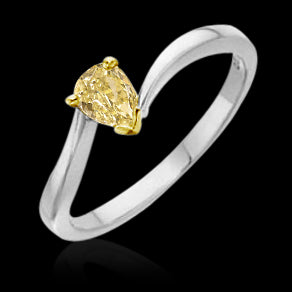 Refined Solitaire Engagement Ring 1 ct – main view