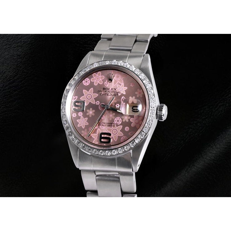 Diamond Bezel Ss Rolex 