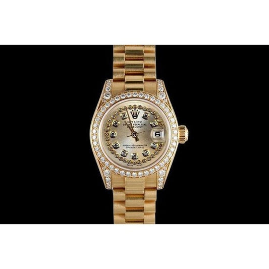 Rolex Datejust Watch Yellow Gold