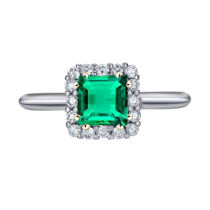 Handcrafted Precious Stone Ring 3 ct – main view