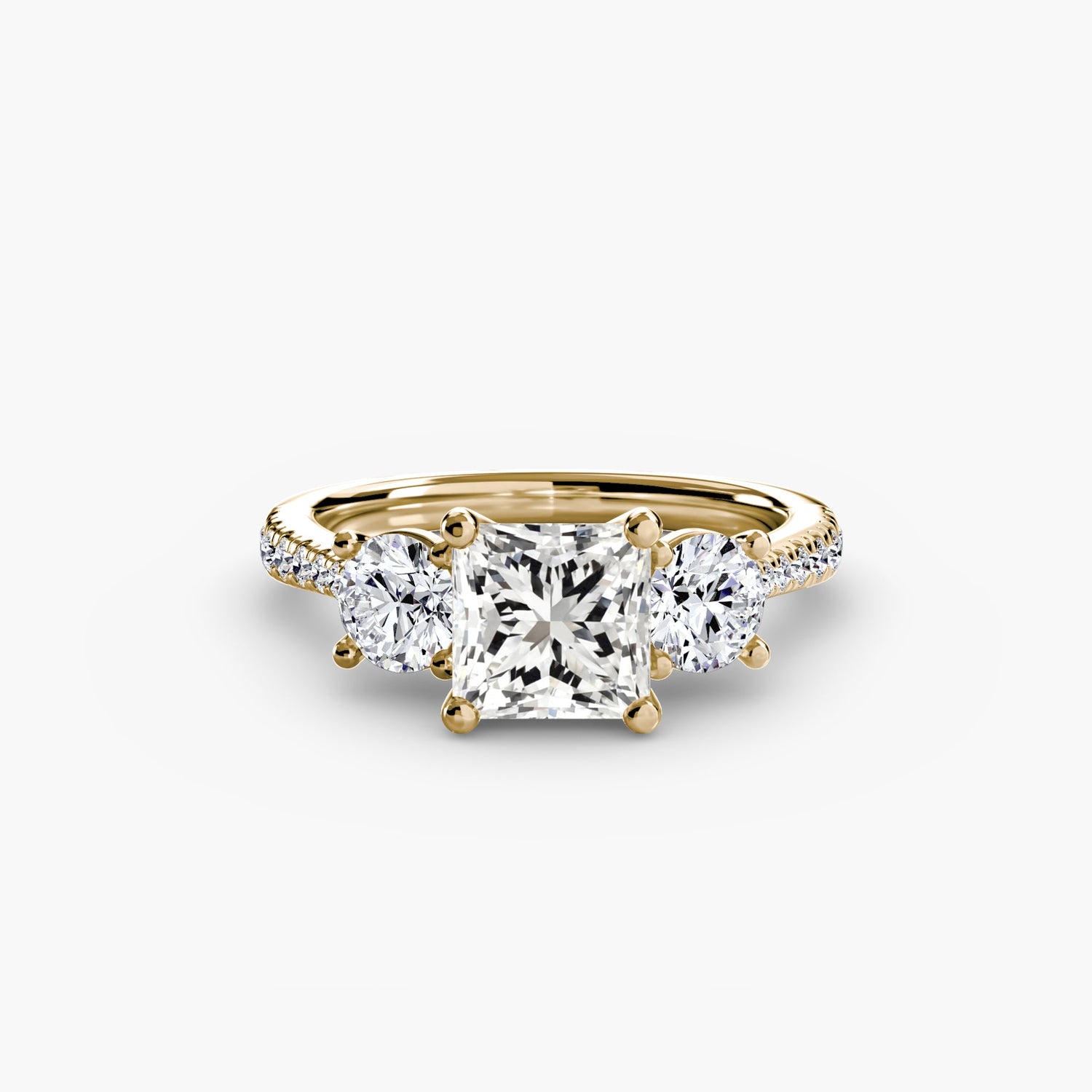 Setting Gold with Gemstone – side view