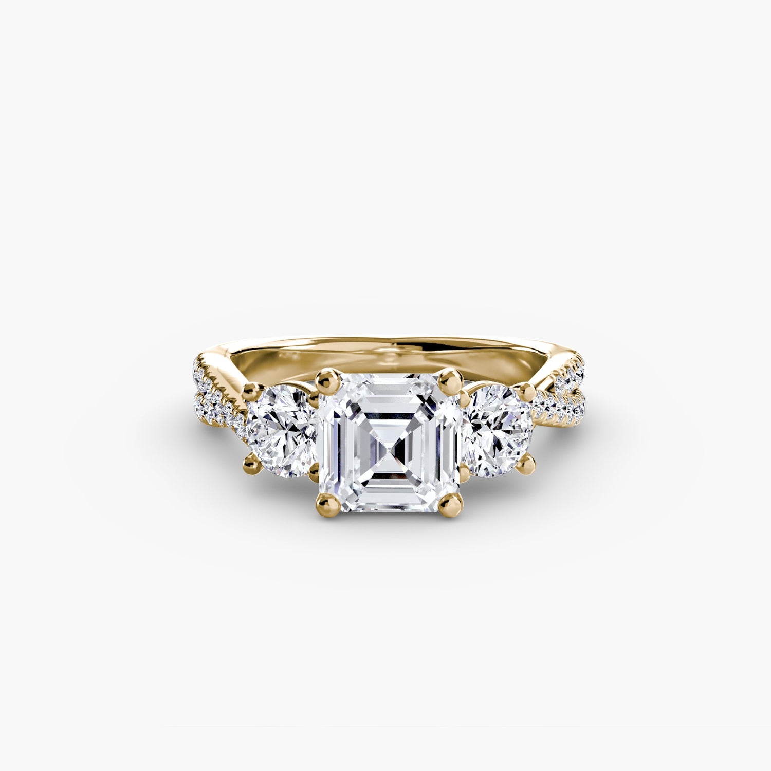 Setting Gold with Diamond – alternate view