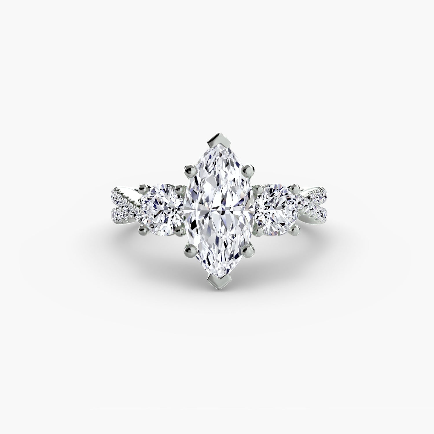 Earth-Mined Diamond Setting – close-up