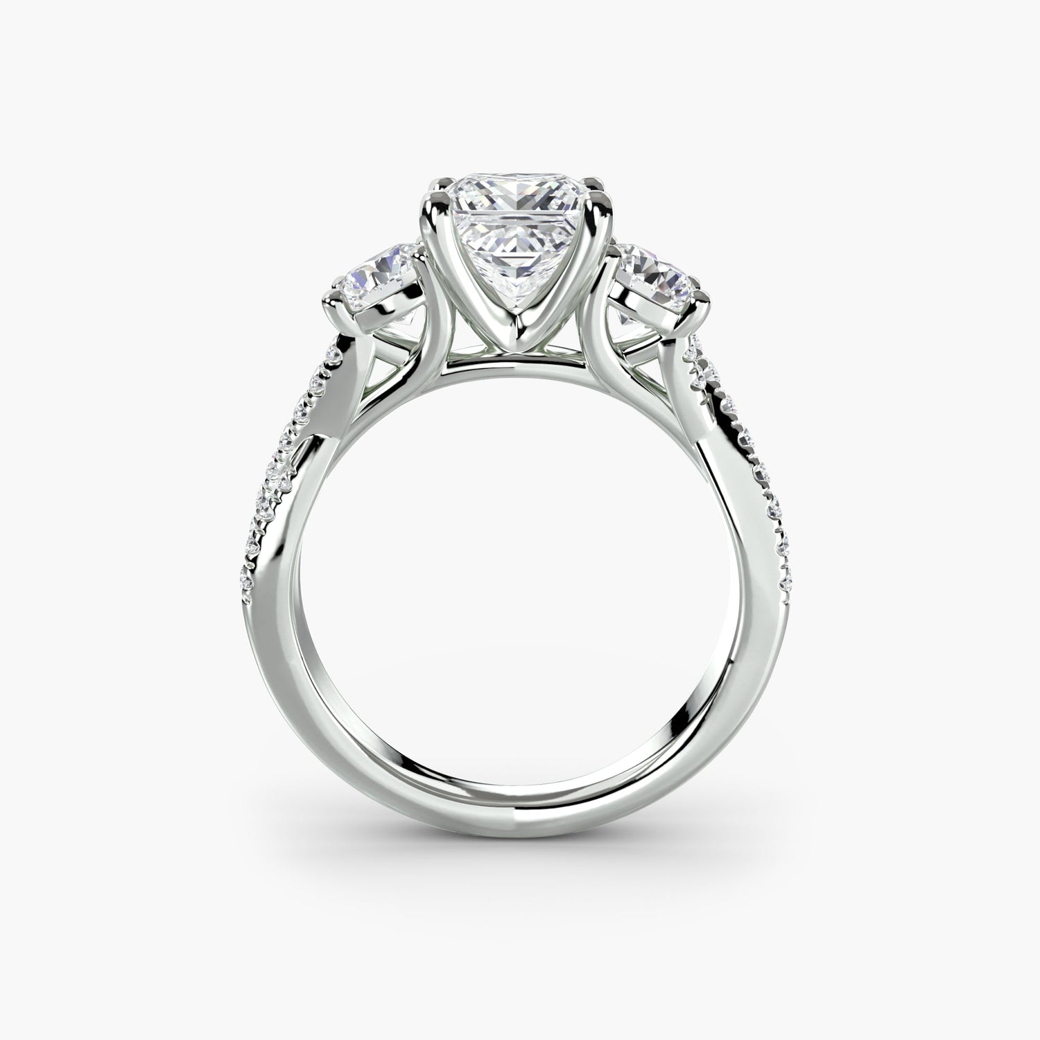 Custom Setting 0.77 ct – front view