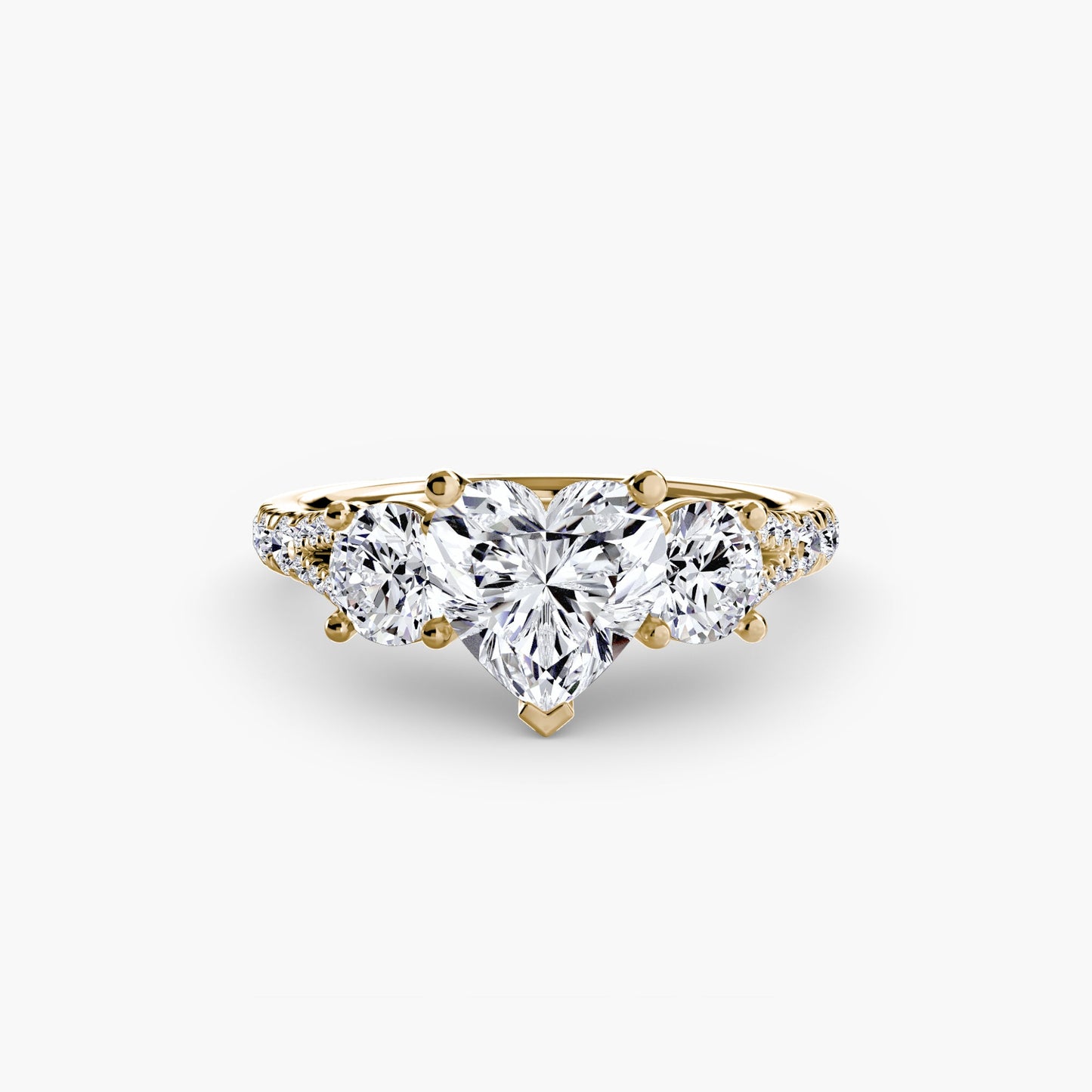 Fine Diamond Setting 0.77-ct Gold – detail view