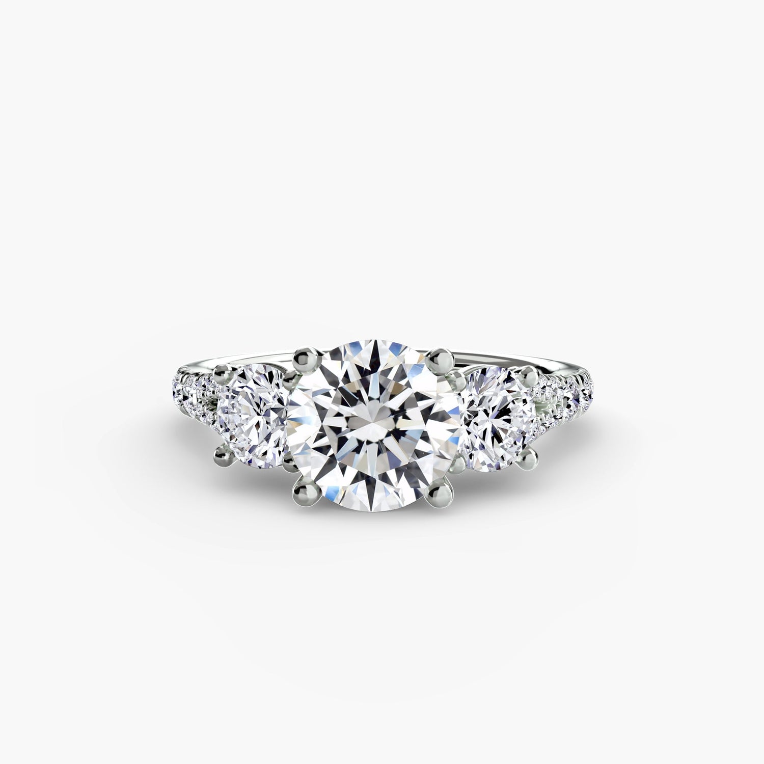 Luxury Fine Diamond Setting 0.77 ct – main view