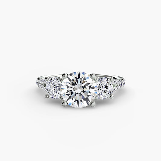 Luxury Fine Diamond Setting 0.77 ct – main view