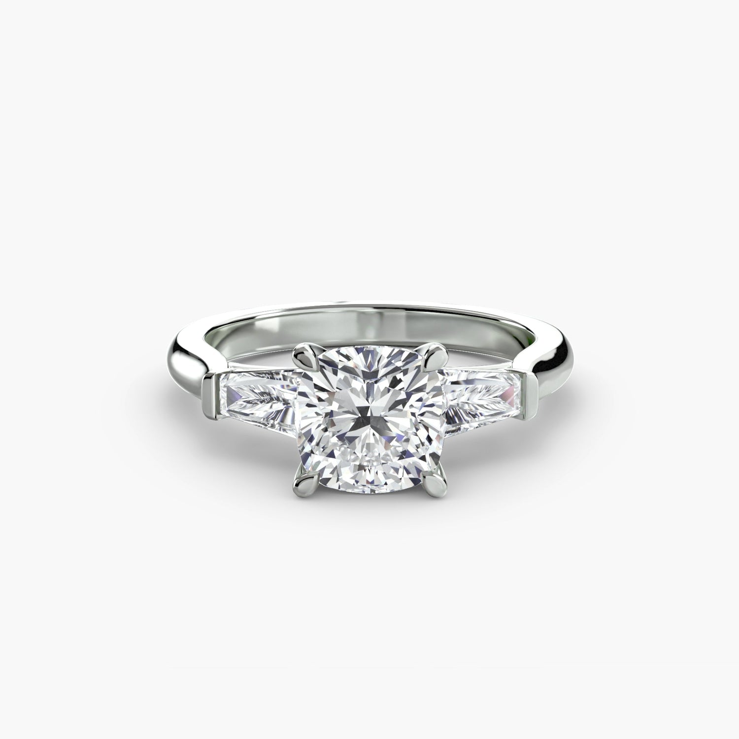 Fine Diamond Setting 0.70-ct Gold – angle view