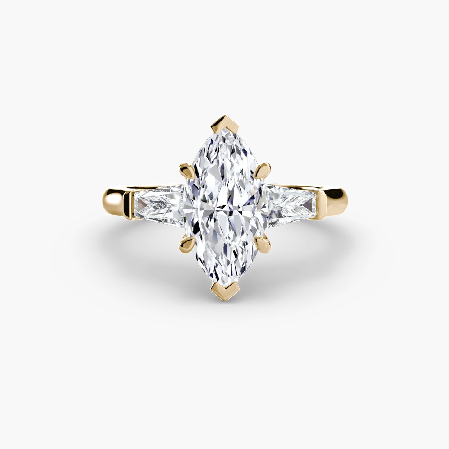 Earth-Mined Fine Diamond Setting – alternate view