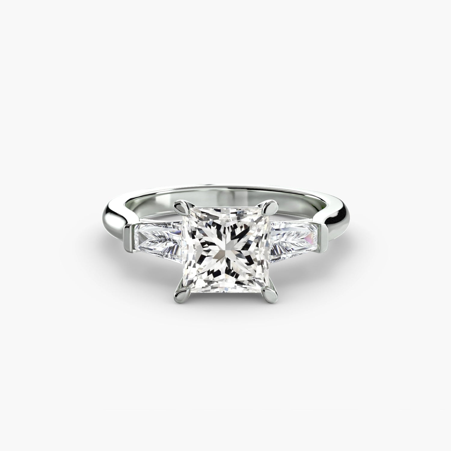 Designer Fine Diamond Setting 0.70 ct – side view
