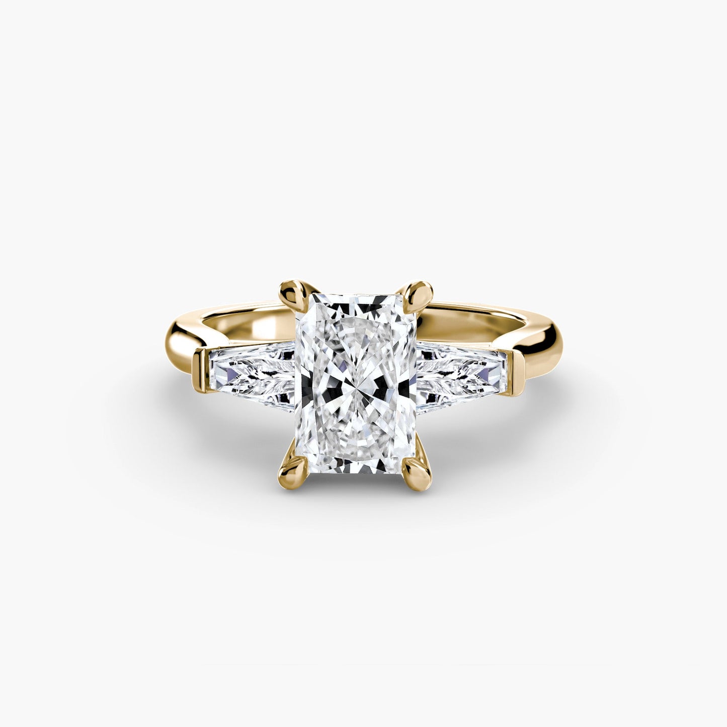 Earth-Mined Brilliant Diamond Setting 0.60 ct Gold – alternate view