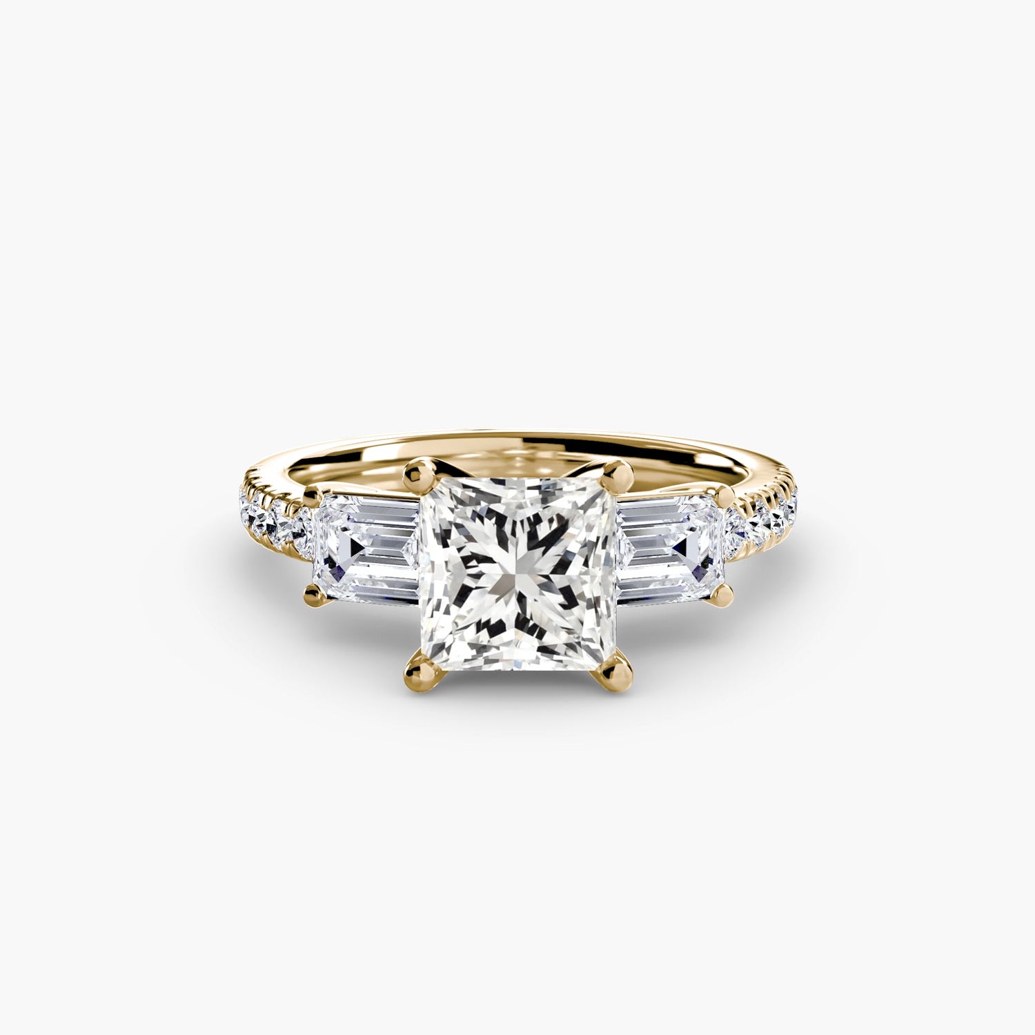 Genuine Brilliant Diamond Setting – front view