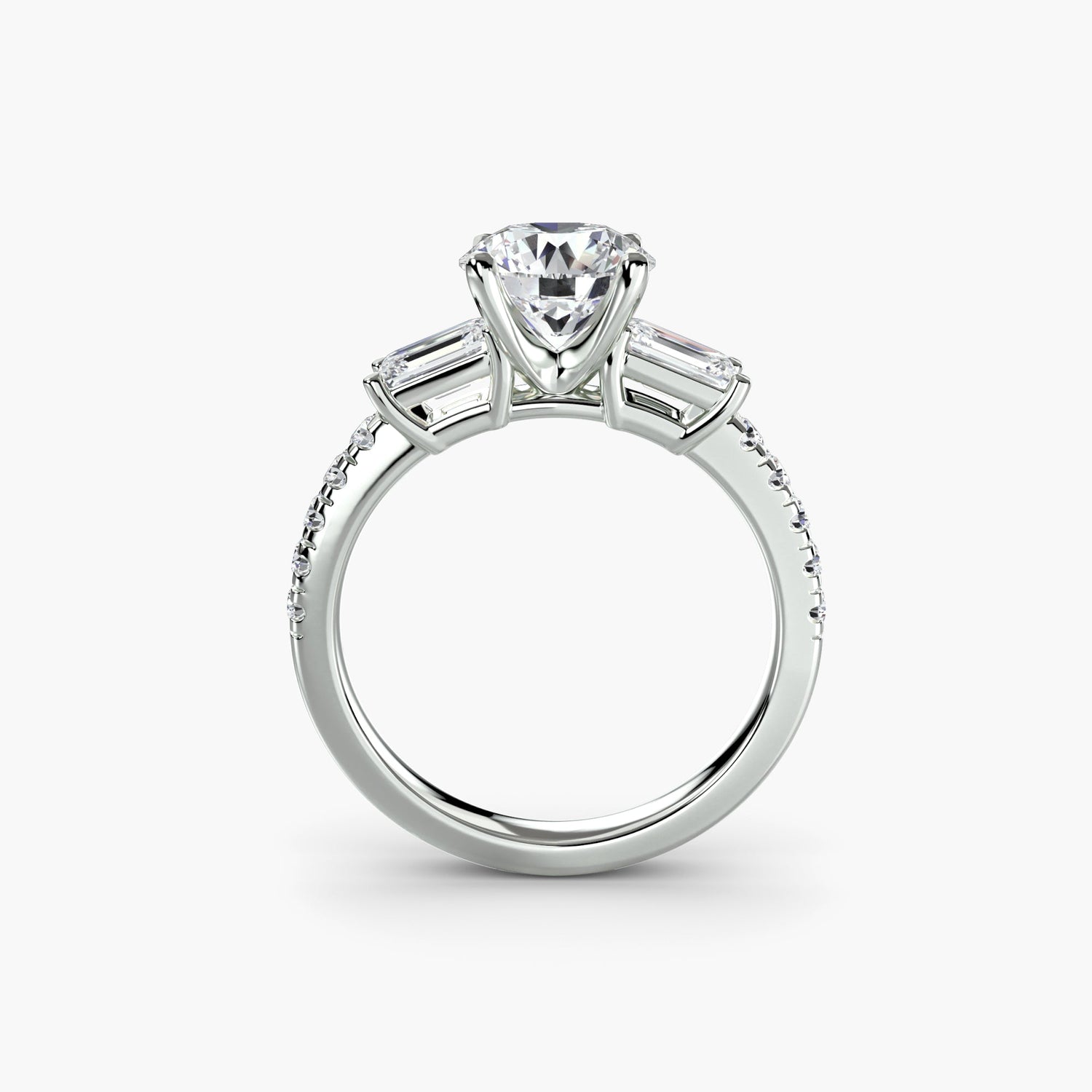 Genuine Brilliant Diamond Setting – front view