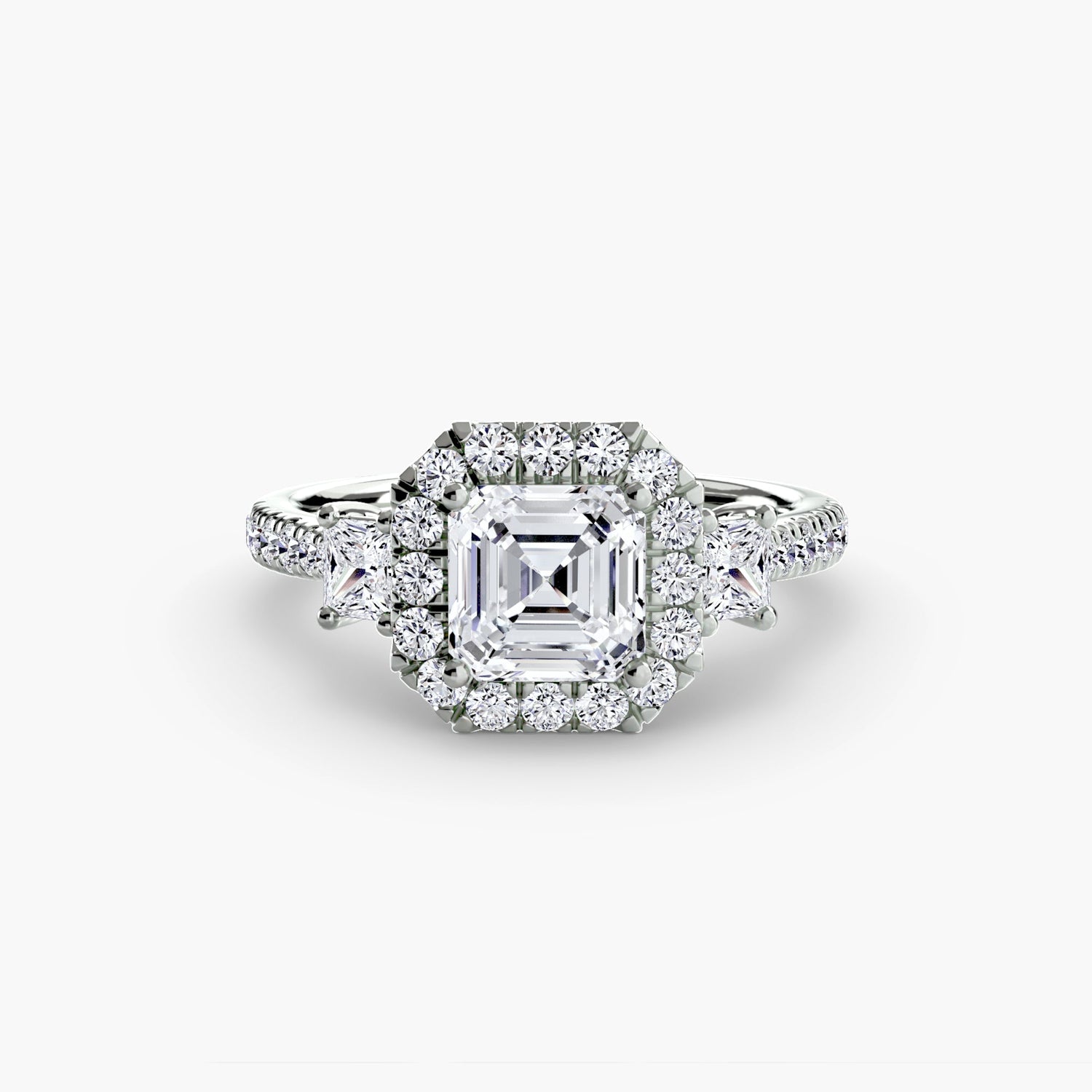 Round Brilliant Brilliant Diamond ring in Gold – close-up