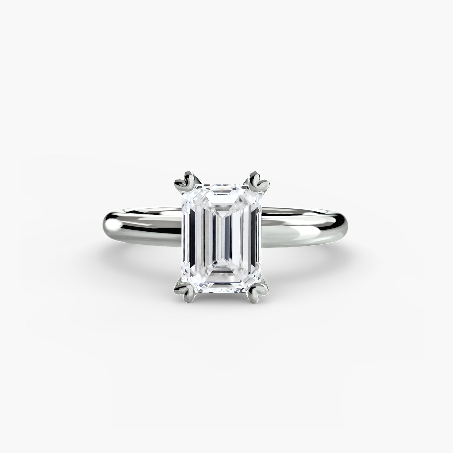Exquisite Fine Diamond Setting ct – back view