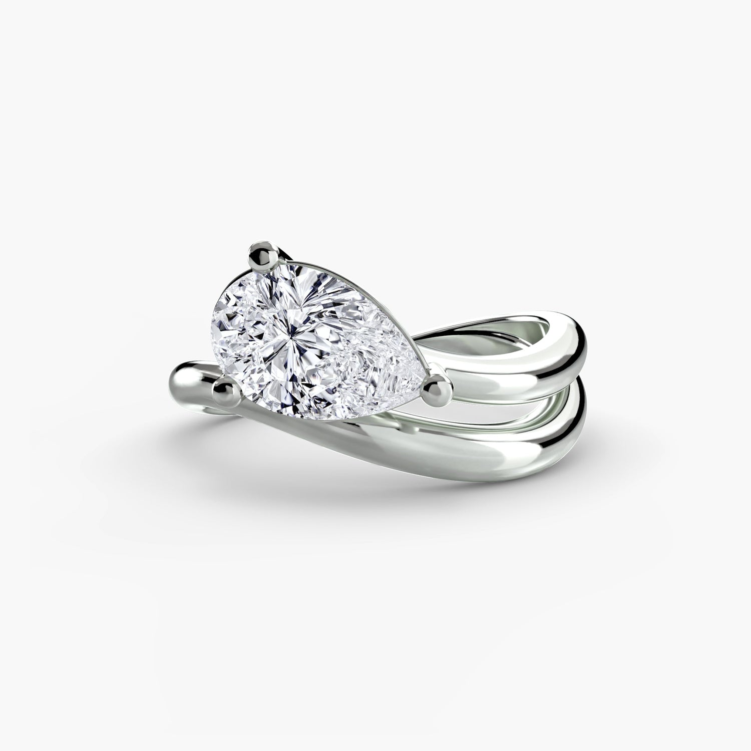 Brilliant Diamond ring in Gold – main view