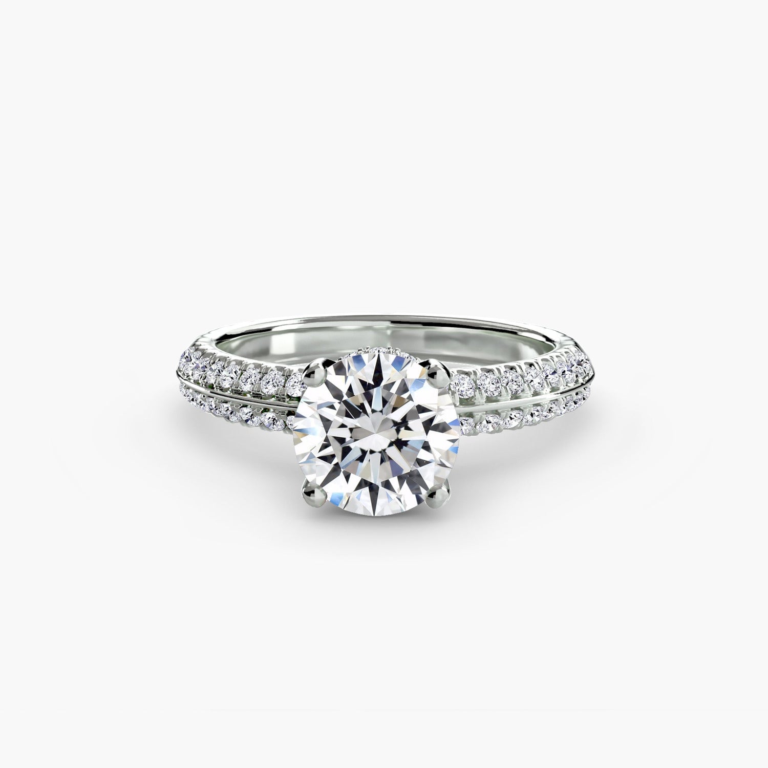 Gemstone Setting -ct Gold – profile view