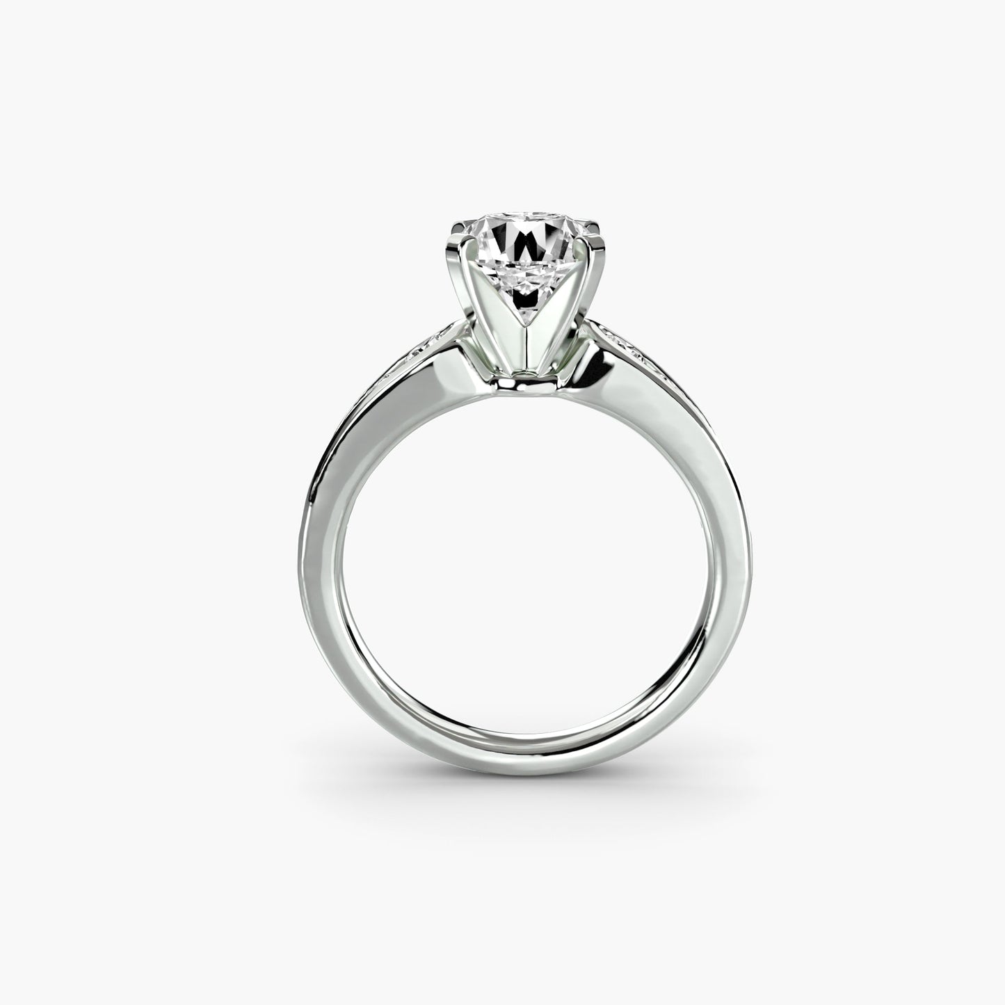 Luxury Precious Stone Setting ct – front view
