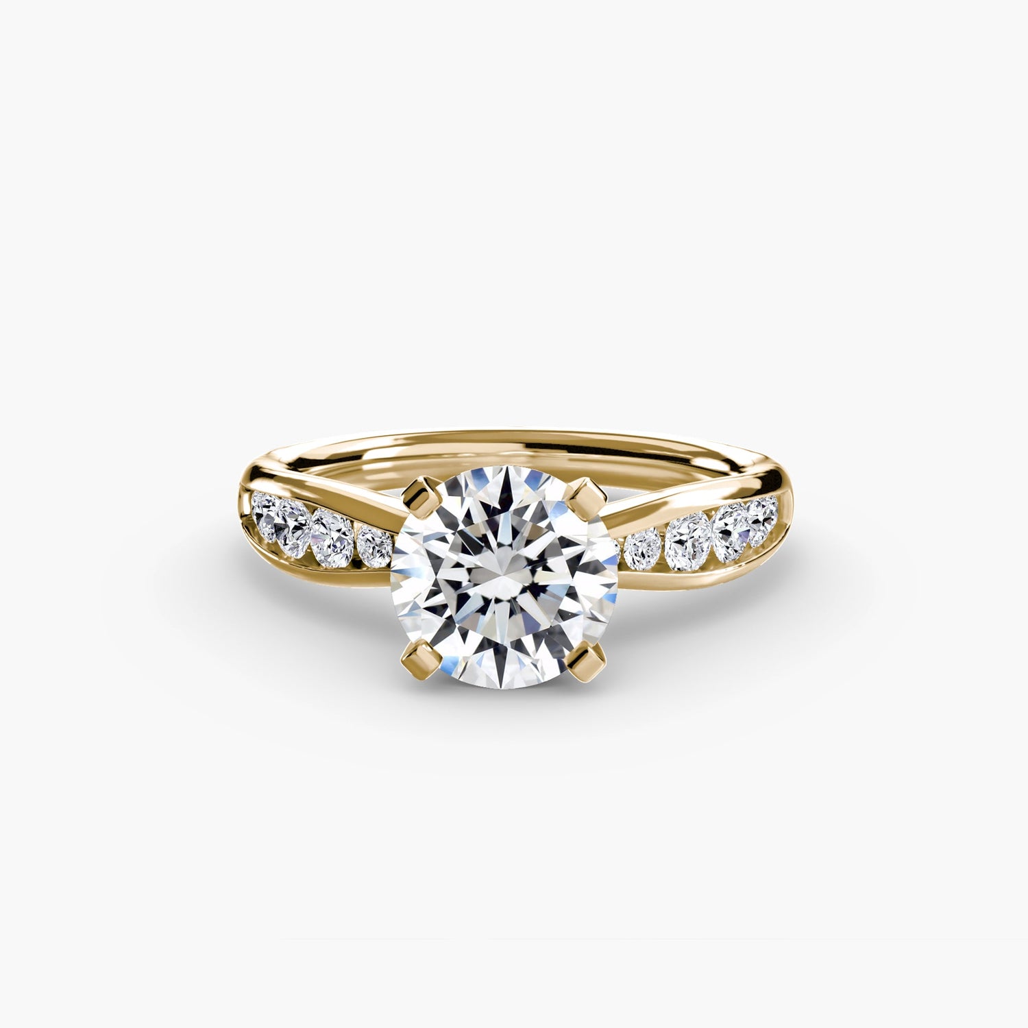 Gemstone Setting -ct Gold – front view