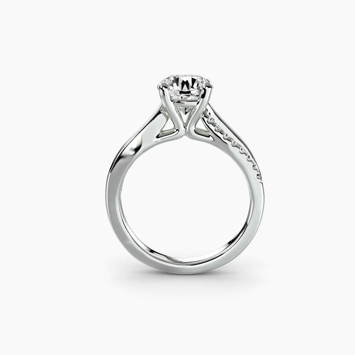Sparkling Gemstone Setting ct – front view