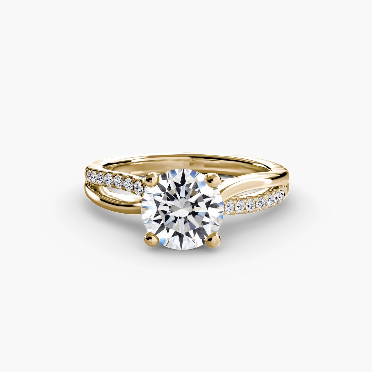 Gemstone Setting -ct Gold – side view